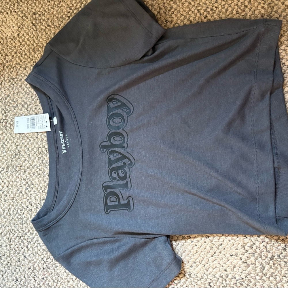 Playboy Dark Gray Tee